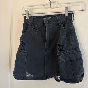 Carmar Black Jean Skirt, XXS